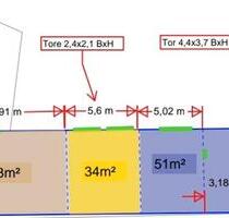 Weidach: Doppelgarage Stellplätze Garage mit Dachboden - Weitramsdorf