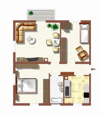 Foto - 3 Zimmer Etagenwohnung zur Miete in Heidenheim an der Brenz