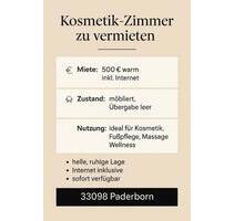 Kosmetik-Zimmer zu vermieten – ab 500 € warm inkl. WLAN - Paderborn