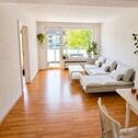 Foto - Helle 3-Zi.-Wohnung am Duisburger Hbf – möbliert mit Balkon