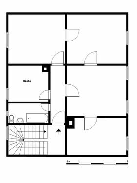 Foto - Renoviert 4 ZKB, ca 100 m² 1OG, WG geeignet