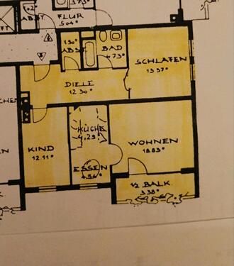 Foto - 3 Zimmer Wohnung Eggenfelden - 780,00 EUR Kaltmiete, ca.  74,00 m²
