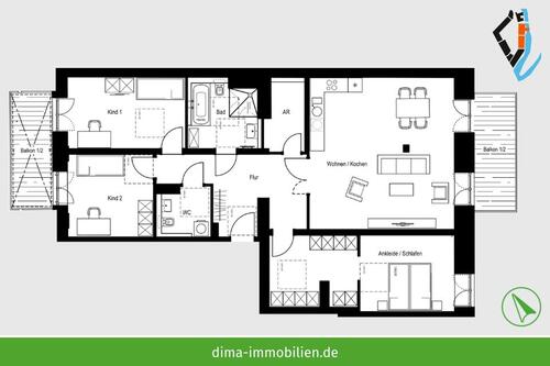 Foto - Etagenwohnung in Schkeuditz