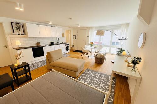 Foto - *Neubau* 40 qm Apartment möbliert + 40 qm Terrasse max. 6 Monate