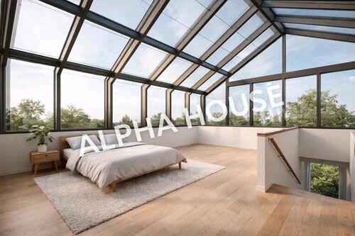 Foto - Modernes Glasdach Haus 