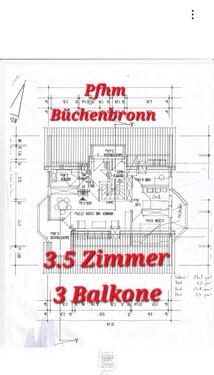 Foto - 3.5 Zimmer Dachgeschoßwohnung in Pforzheim