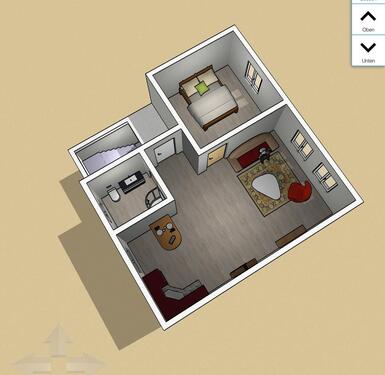 Foto - 2 Zimmer Wohnung in Apolda Dachgeschoß