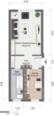 Foto - 1 Zimmer Etagenwohnung in Görlitz