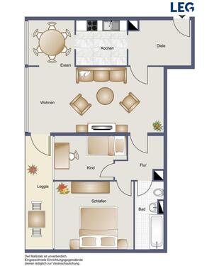 Foto - 3 Zimmer Etagenwohnung zur Miete in Braunschweig