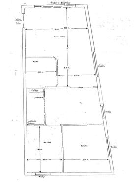 Foto - 2,5 Zimmer, 76 qm, Wohnküche, Diele, Bad, Balkon für 2 Personen