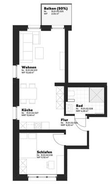 Foto - 2 Zimmer Etagenwohnung zur Miete in Münster