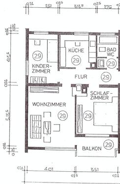Foto - Schöne 3-Zimmerwohnung zum erschwinglichen Preis