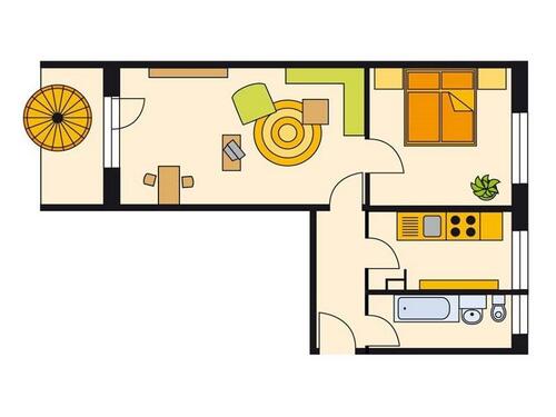 Foto - Etagenwohnung in Halle (Saale)
