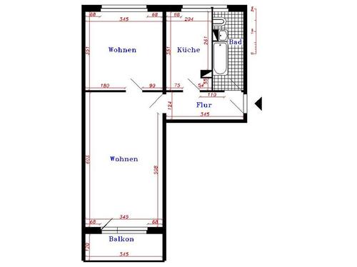 Foto - 2 Zimmer Etagenwohnung in Thale