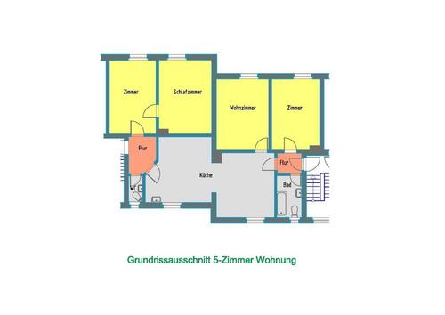 Foto - Etagenwohnung zur Miete in Falkenberg/Elster