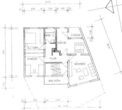 Foto - 3.5 Zimmer Etagenwohnung zur Miete in Rosenfeld