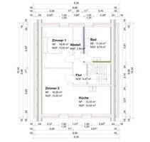 2-Zimmer DG Wohnung in Eggenstein (Erstbezug nach Kernsanierung) - Eggenstein-Leopoldshafen