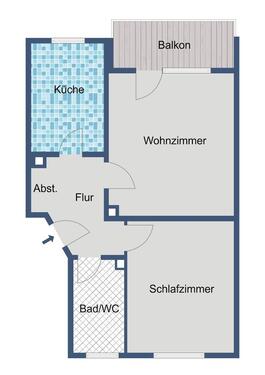 Foto - Etagenwohnung in Kassel zur Miete