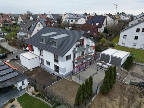 Foto - Neubau ! Helle 3,5 - Zimmer Dachgeschoßwohnung, große Terrasse mit Panoramablick, KfW55