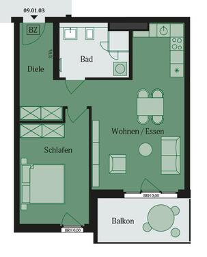 Foto - 2 Zimmer Etagenwohnung in Mühlheim am Main