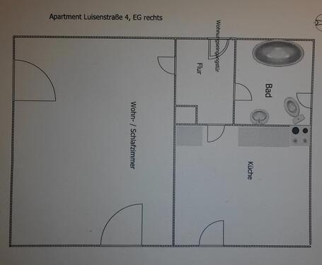 Foto - Apartment AN Zentrum - 349,00&nbsp;EUR Kaltmiete, ca.&nbsp; 32,00&nbsp;m&sup2;