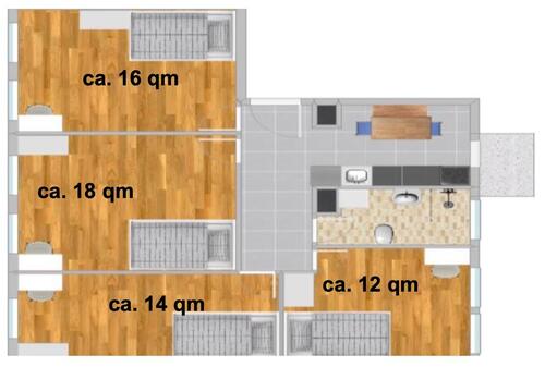 Foto - 4 Zimmer Etagenwohnung zur Miete in Stuttgart