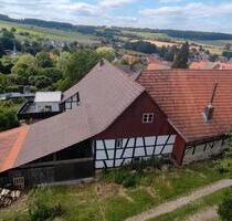 Resthof in ruhiger Randlage. Bauernhaus mit Platz und Waldanteil. - Uslar