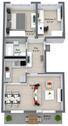 Foto - 3 Zimmer Etagenwohnung zur Miete in Schwedt (Oder)