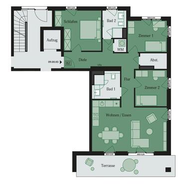 Foto - Etagenwohnung in Mühlheim am Main