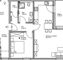 Attraktive 2-Zimmer Wohnung mit Balkon in Grömitz