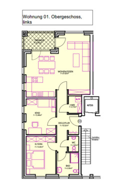 Foto - Moderne 3-Zimmer-Wohnung im Obergeschoss in Olfen zu vermieten