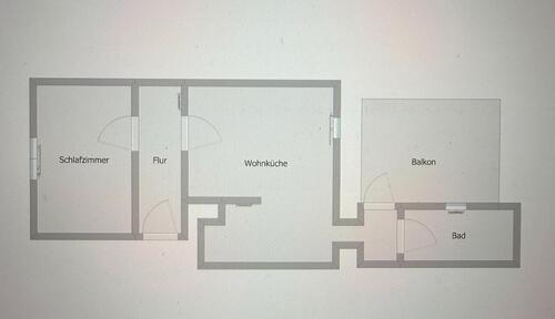 Foto - 2 Zimmer Erdgeschoßwohnung zur Miete in Thale