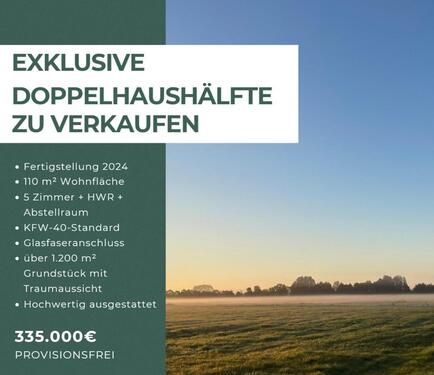 Foto - Exklusive, neuwertige Doppelhaushälfte provisionsfrei