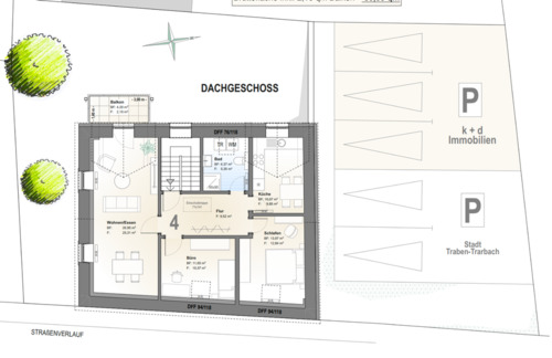 Foto - Dachgeschoßwohnung in Peterswald-Löffelscheid zur Miete