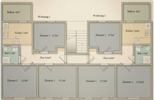 Foto - Hochwertige 3-Zimmer-Wohnung Neubau Energieeffizienz A+