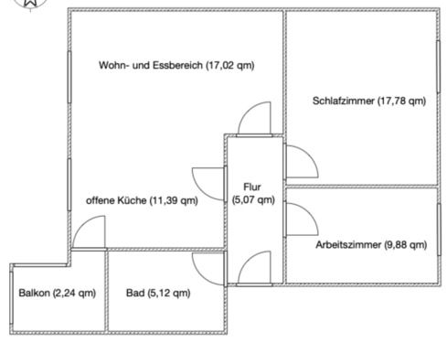 Foto - 2.5 Zimmer Hochparterre in Karlsruhe