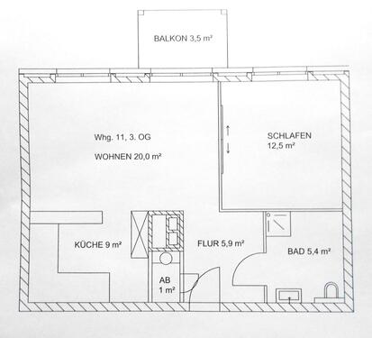 Foto - Singel Eigentumswohnung - 165.000,00&nbsp;EUR Kaufpreis, ca.&nbsp; 55,00&nbsp;m&sup2;