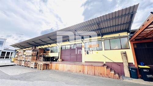 Foto - Lager Produktionshalle mit Büro- und Sozialräumen, Außenflächen + Carport nahe Kassel