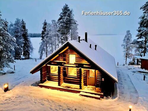 Foto - Ferienhaus in Finnland (Lappland) am Wasser + Sauna ab 32€Person