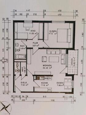 Foto - 3.5 Zimmer Etagenwohnung zur Miete in Brühl