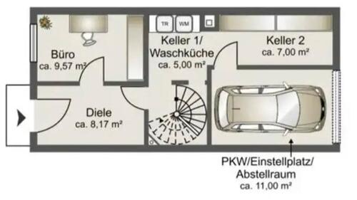 Foto - 5-Zimmer-Maisonette im Stil eines Reihenhauses zu verkaufen