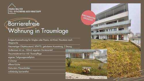 Foto - 3 Zi-Whg mit Terrasse & Garten in Aalen- Waldhausen