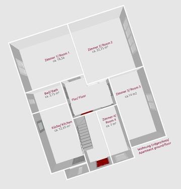 Foto - 3.5 Zimmer Erdgeschoßwohnung zur Miete in Cottbus