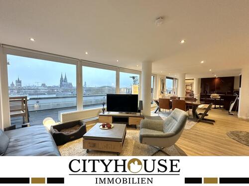 Foto - CITYHOUSE: Penthouse - Kölns schönster Blick auf den Dom! 90 m² Terrasse in Süd-West-Ausrichtung