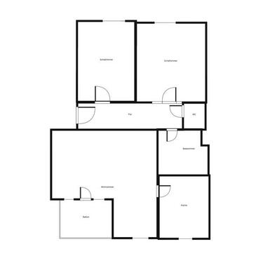 Foto - 3 Zimmer Erdgeschoßwohnung zur Miete in Karlsruhe