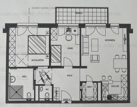 Foto - Nachmieter 3 Zimmer Franklin WBS