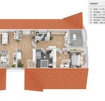 frisch renovierte 2-Zimmer-Dachgeschosswohnung zu vermieten - Buttenwiesen