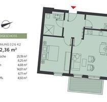 2 Zimmer Wohnung im EG mit Terrasse und Garten -Barrierefrei- im Bergquartier Bentwisch