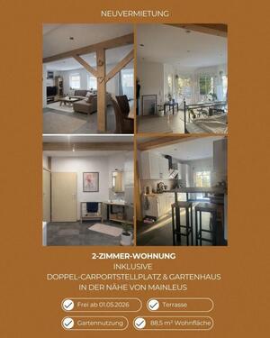 Foto - Neuwertige 2-Zimmer-Wohnung ab 01.05.2026 (Mainleus - Danndorf)