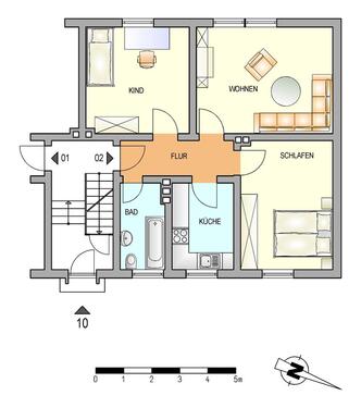 Foto - Erdgeschoßwohnung in Burscheid zur Miete
